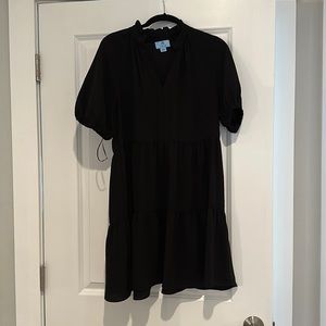 CeCe Black Tiered Dress - Small